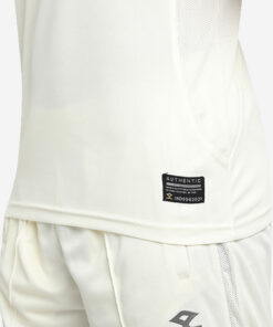 Shrey Cricket Match Shirt SS Off White Angle 3
