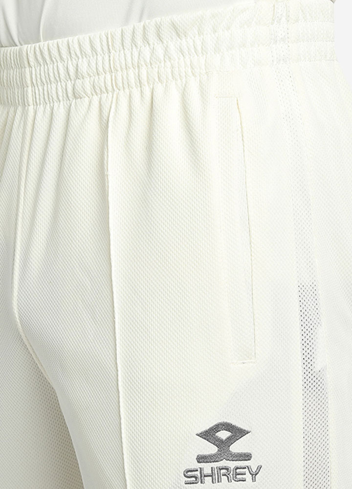 Shrey Cricket Match Trousers Off White Angle 1