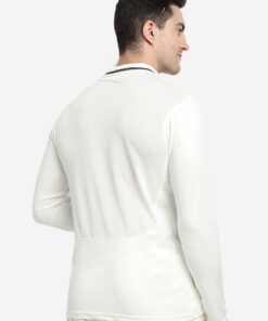 Shrey Cricket Premium Shirt LS Off White Angle 3