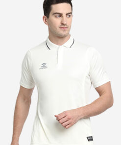 Shrey Cricket Premium Shirt SS Off White Angle 1