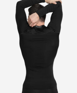 Shrey Intense Compression Long Sleeve Top Black Angle 4