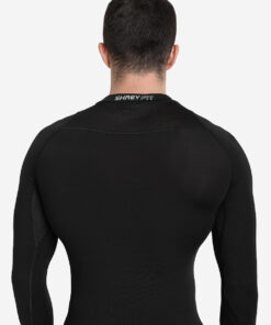 Shrey Intense Compression Long Sleeve Top Black Angle 5