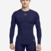 Shrey Intense Compression Long Sleeve Top Navy Angle 1