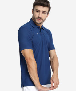 Shrey Victory Polo Navy Blue Angle 2